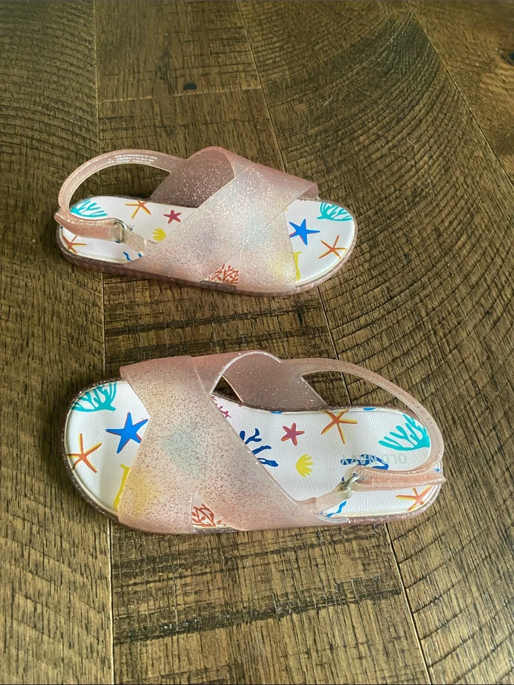 Old Navy Sparkle Jelly Sandals